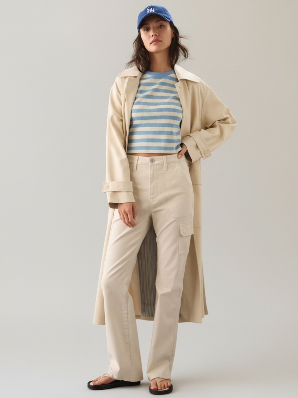 Anthropologie HUDSON Utility Faye Ultra High Rise Bootcut Jean Cargo Fray Hem